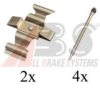 MERCE 0041643000 Accessory Kit, disc brake pads